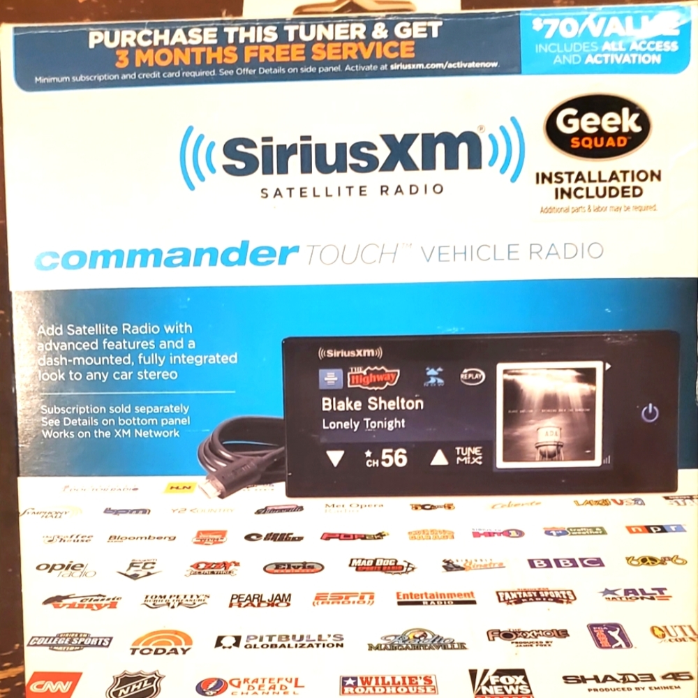 SiriusXM Commander Touch Vehicle Radio